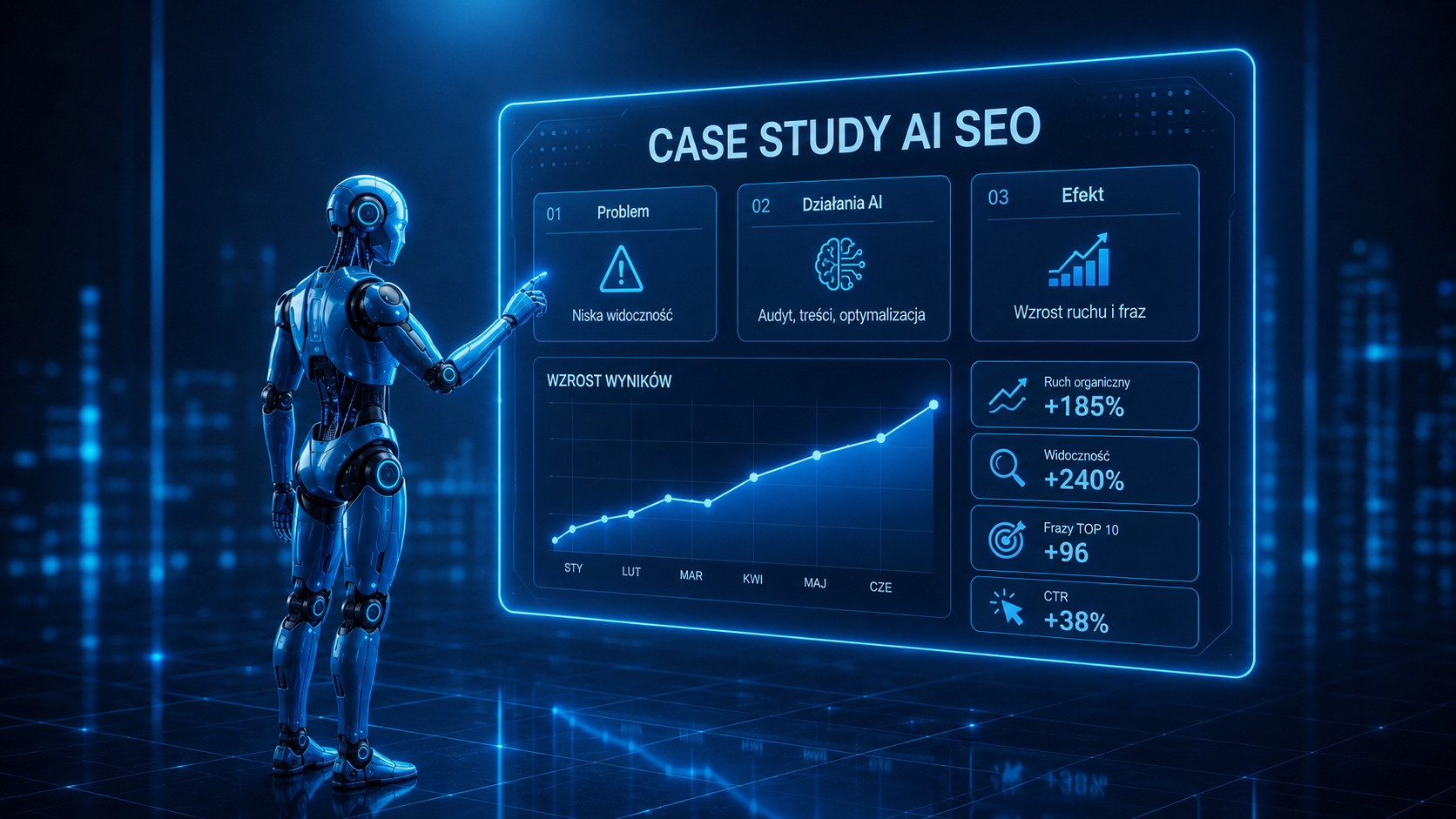 Case study: jak strona trafiła do odpowiedzi AI w 30 dni (AI SEO 2026)