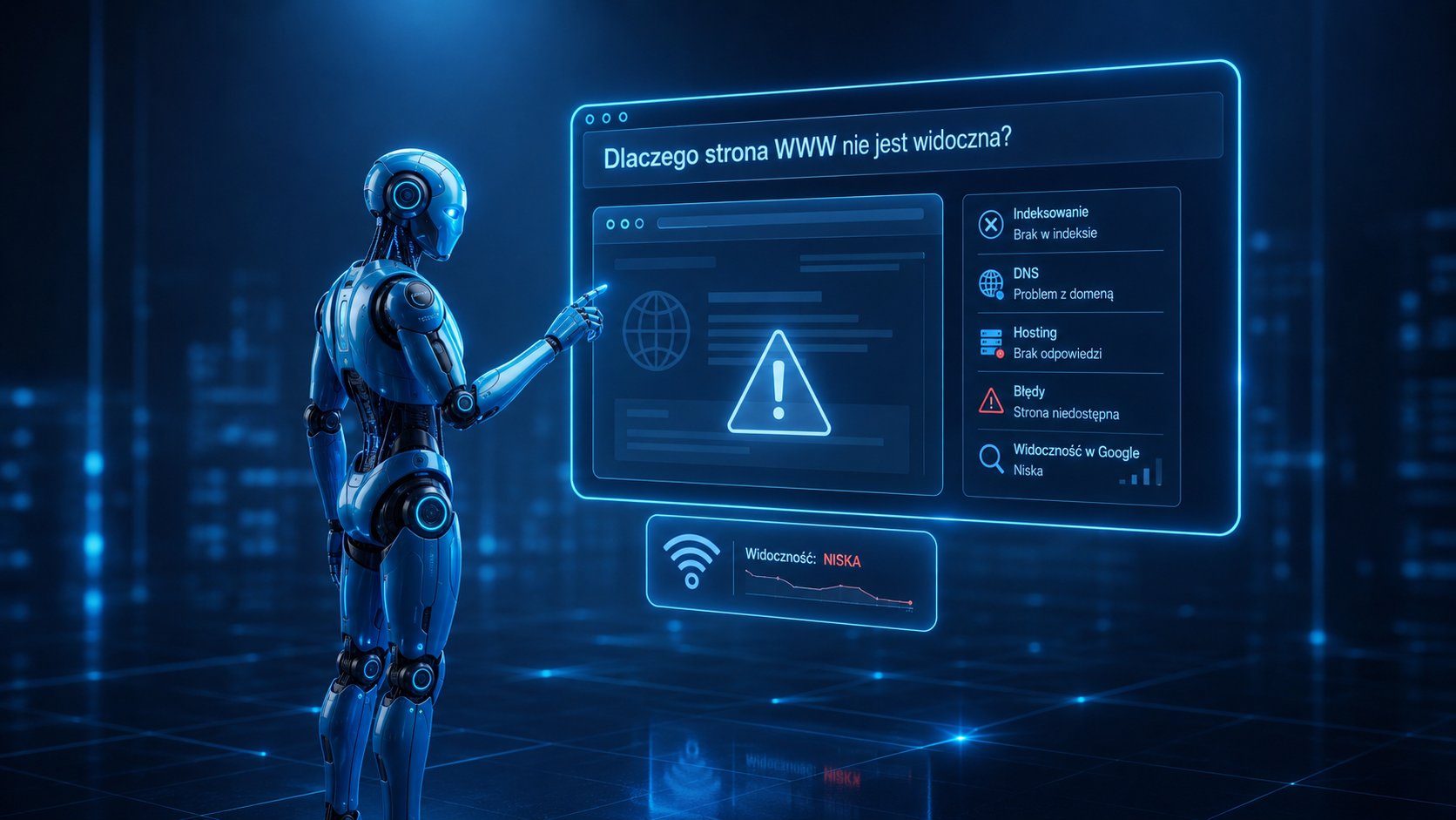Dlaczego moja strona nie jest widoczna w Google i ChatGPT? Test + diagnoza 2026